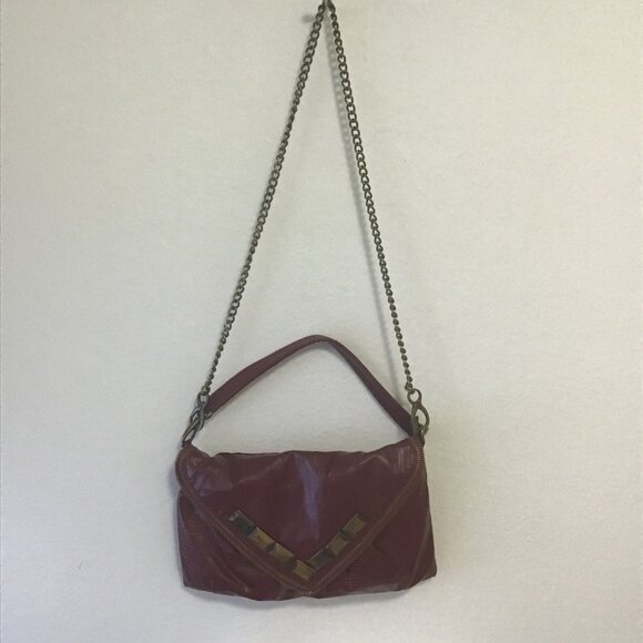 Matt & Nat Santogold Envelope bag in Faux Red Snakeskin - Picture 2 of 9